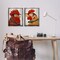 Stupell Industries Quirky Hipster Roosters 2pc Floating Frame Set Design by Marcus Prime
